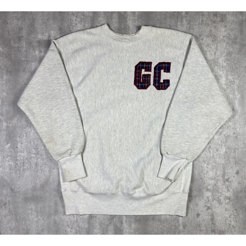 Vintage 90s Rugged Sweats Gettysburg College Gray Pullover Sweatshirt Mens XL